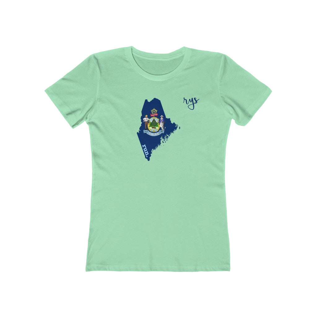 Run Maine Women’s T-Shirt (Flag)
