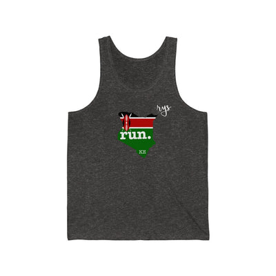 Run Kenya Men's / Unisex Tank Top (Flag)