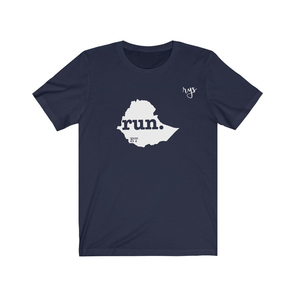 Run Ethiopia Men's / Unisex T-Shirt (Solid)