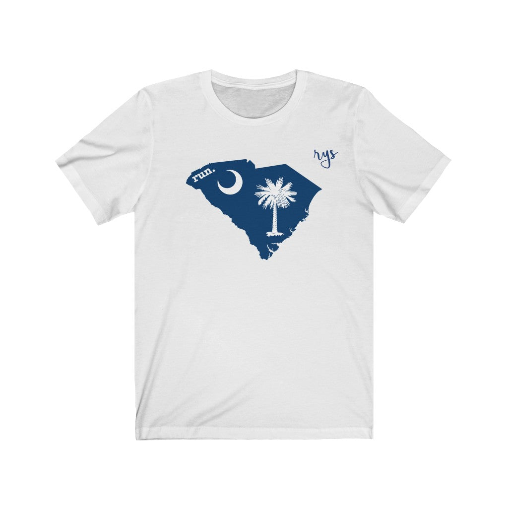 Run South Carolina Men's / Unisex T-Shirt (Flag)