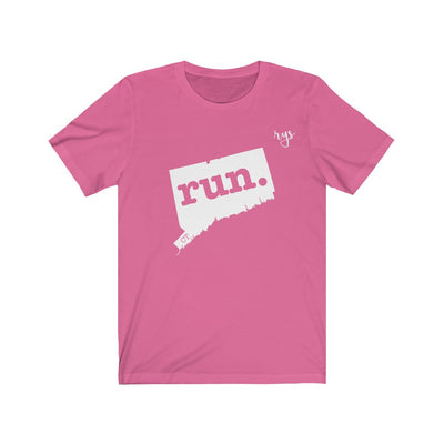 Run Connecticut Men's / Unisex T-Shirt (Solid)