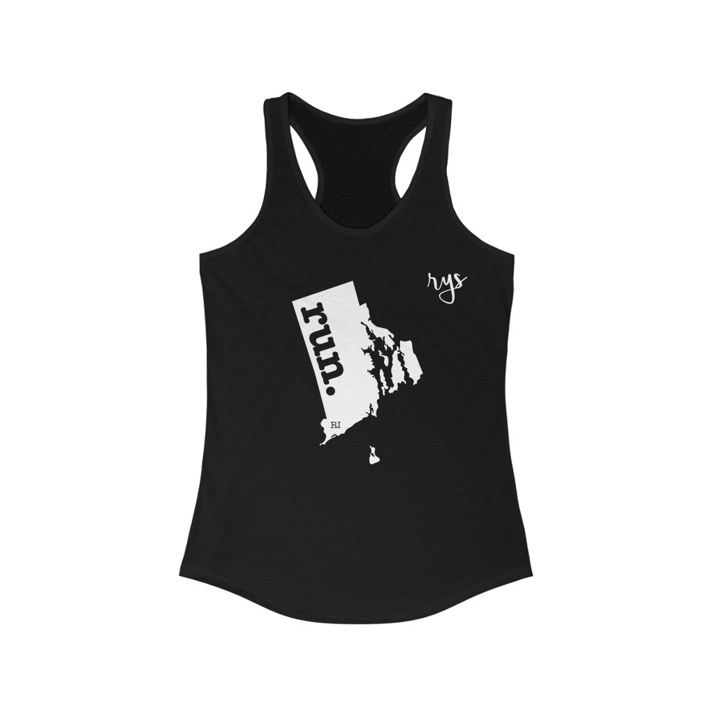 Run Rhode Island Women's Racerback Tank (Solid)