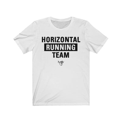 Horizontal Running Team  Men's / Unisex T-Shirt
