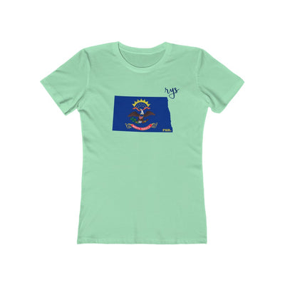Run North Dakota Women’s T-Shirt (Flag)