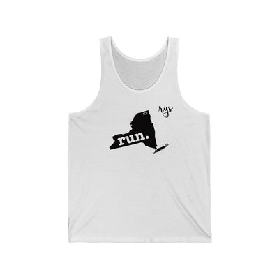 Run New York Men's / Unisex Tank Top (Solid)