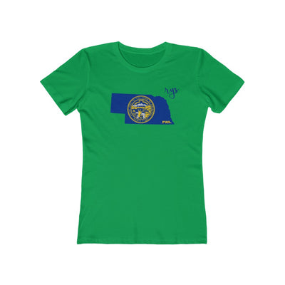 Run Nebraska Women’s T-Shirt (Flag)