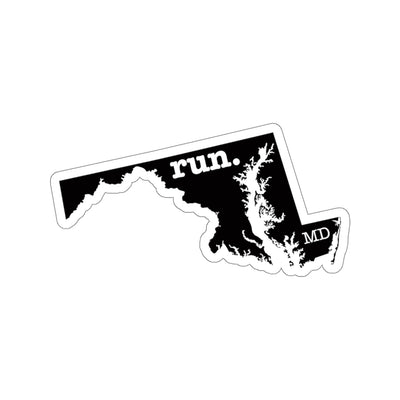 Run Maryland Stickers (Solid)