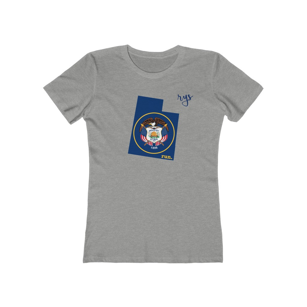 Run Utah Women’s T-Shirt (Flag)