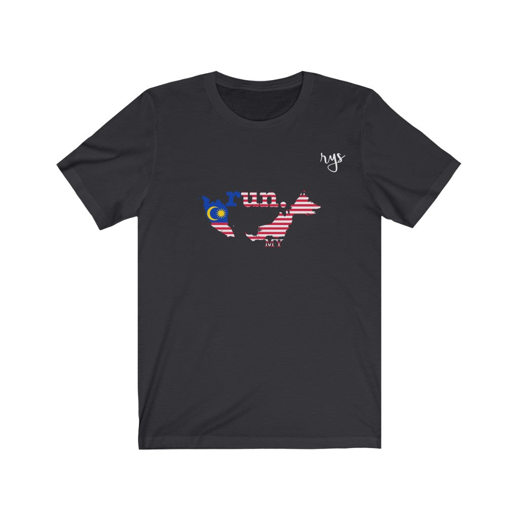 Run Malaysia Men's / Unisex T-Shirt (Flag)