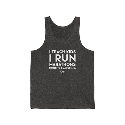 Teach Kids Run Marathons Men's / Unisex Tank Top
