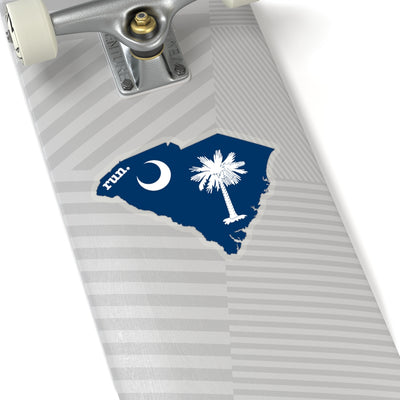 Run South Carolina Stickers (Flag)