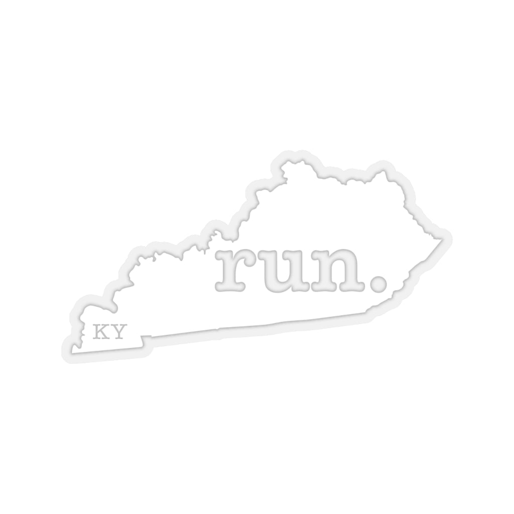 Run Kentucky Stickers (Solid)