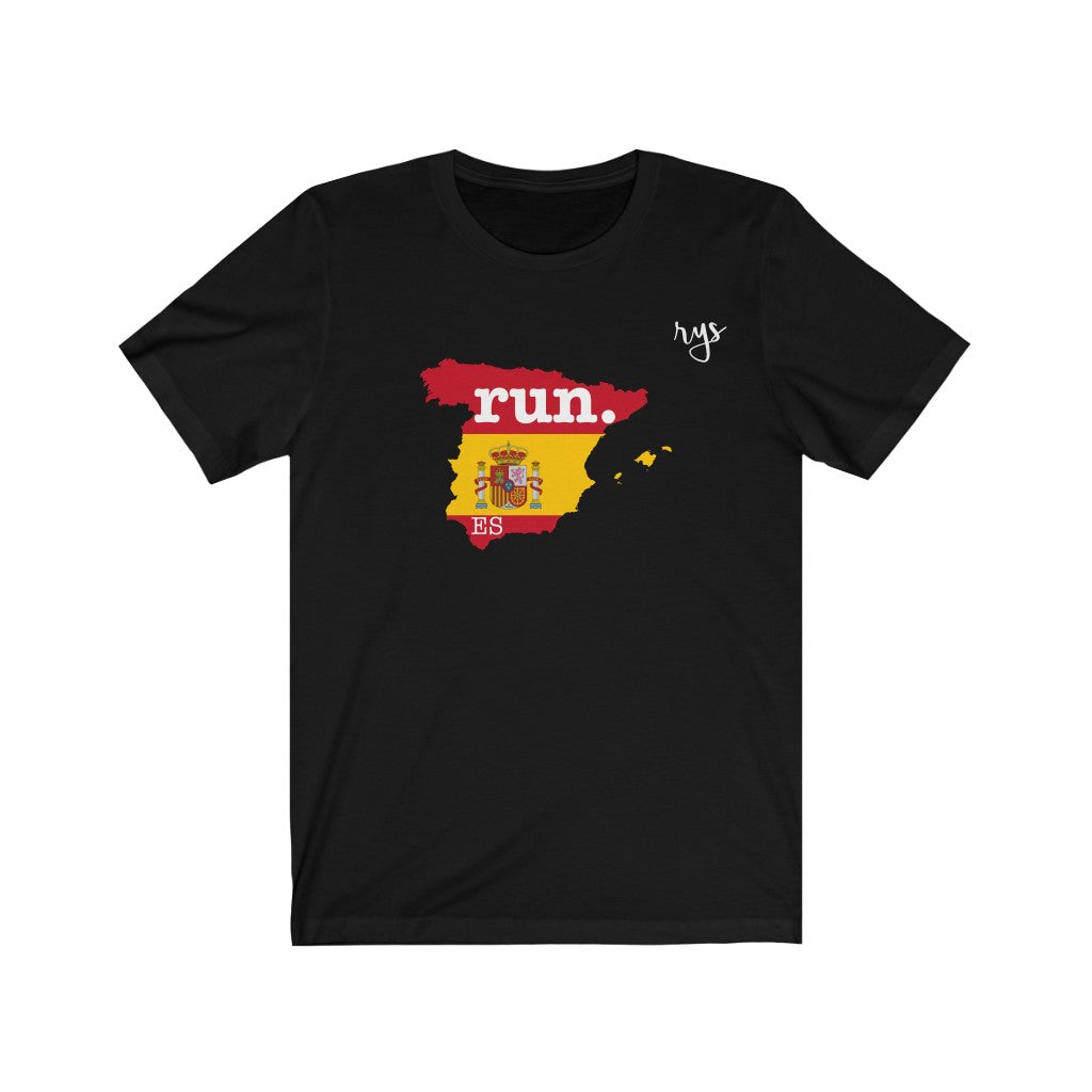 Run Spain Men's / Unisex T-Shirt (Flag)