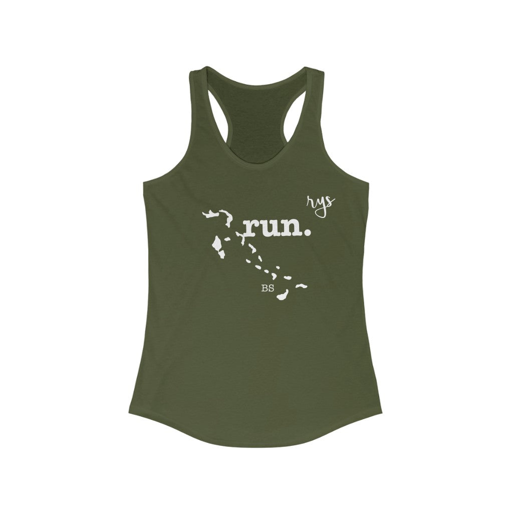 Run Bahamas Women's Racerback Tank (Solid)