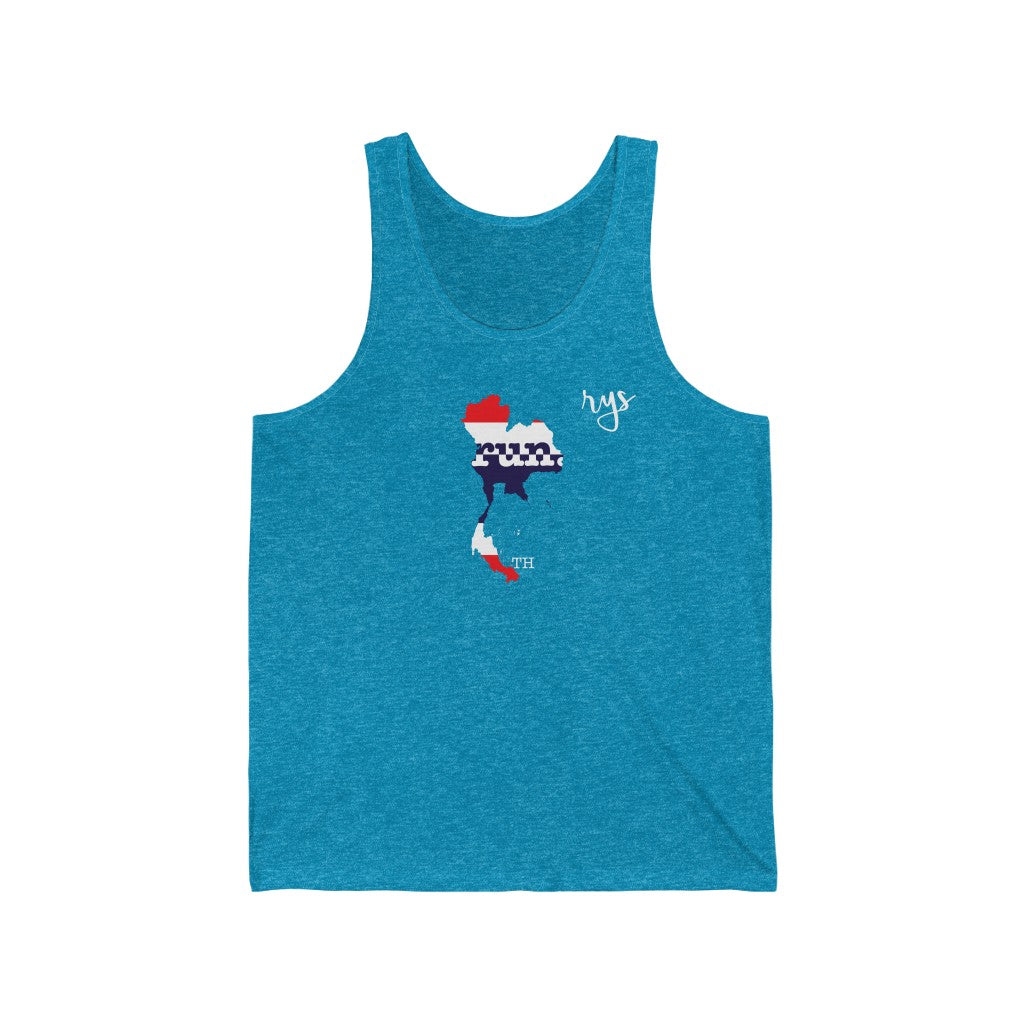 Run Thailand Men's / Unisex Tank Top (Flag)