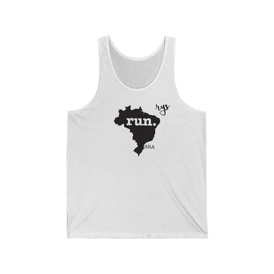 Run Brazil Men's / Unisex Tank Top (Solid)