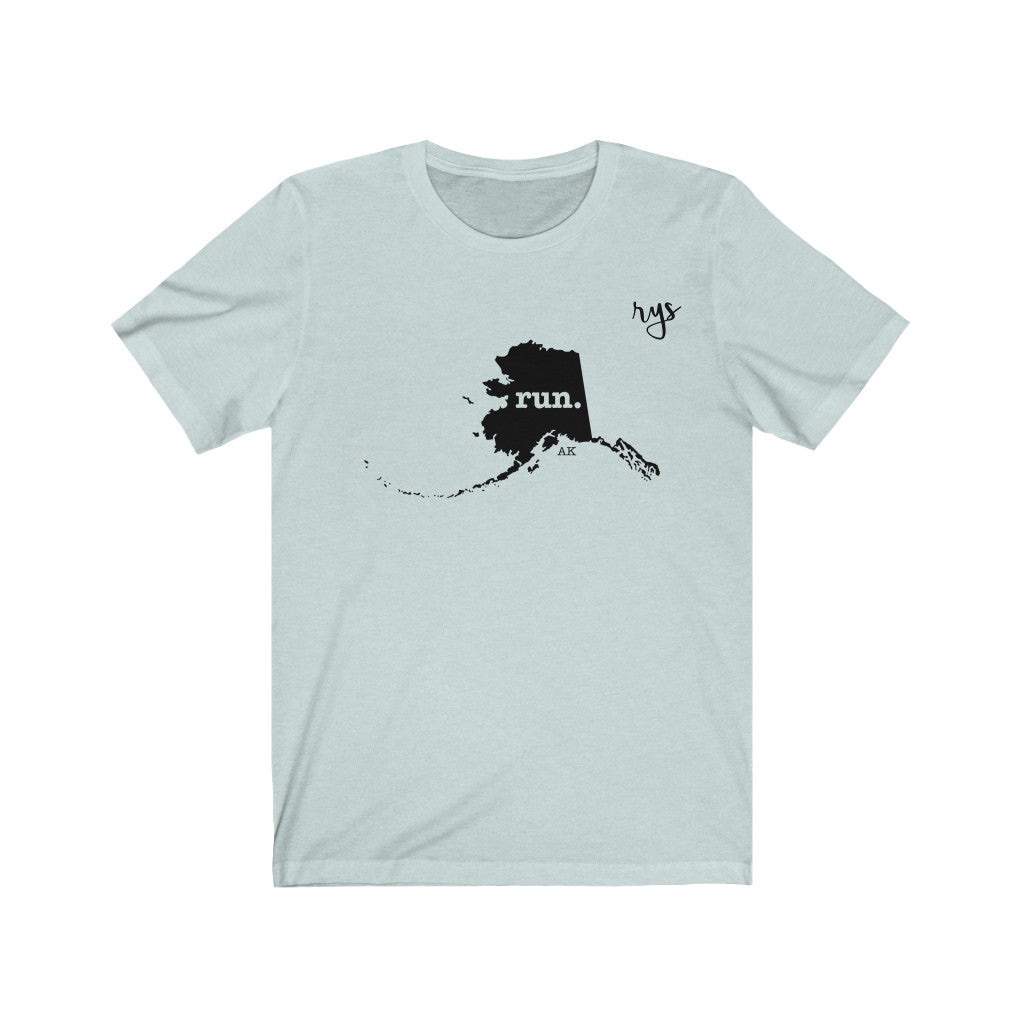 Run Alaska Men's / Unisex T-Shirt (Solid)