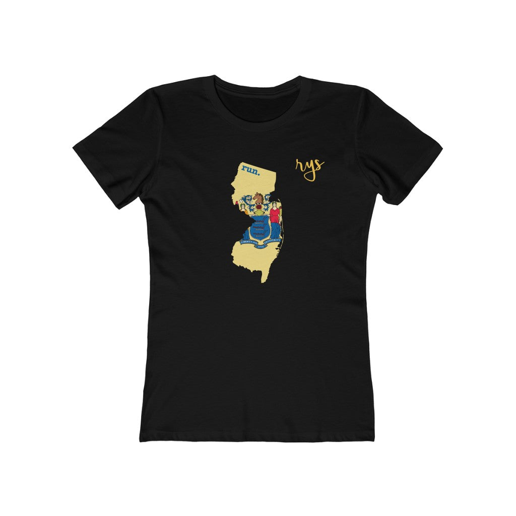 Run New Jersey Women’s T-Shirt (Flag)