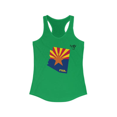 Run Arizona Women's Racerback Tank (Flag)