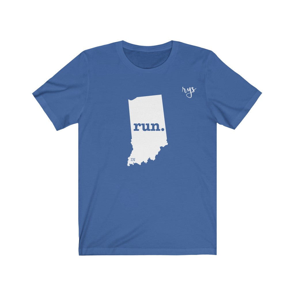 Run Indiana Men's / Unisex T-Shirt (Solid)