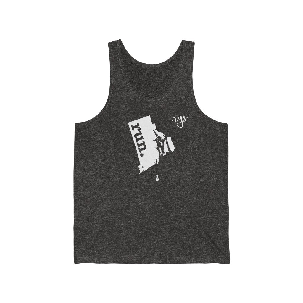 Run Rhode Island Men's / Unisex Tank Top (Solid)