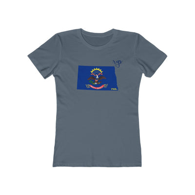 Run North Dakota Women’s T-Shirt (Flag)
