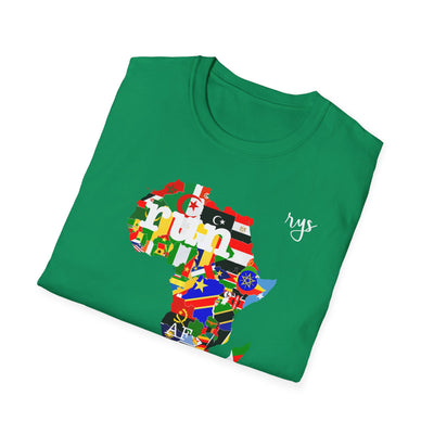 Run Africa Men's / Unisex T-Shirt (Flag)
