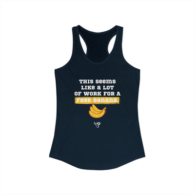Free Banana Women's Racerback Tank