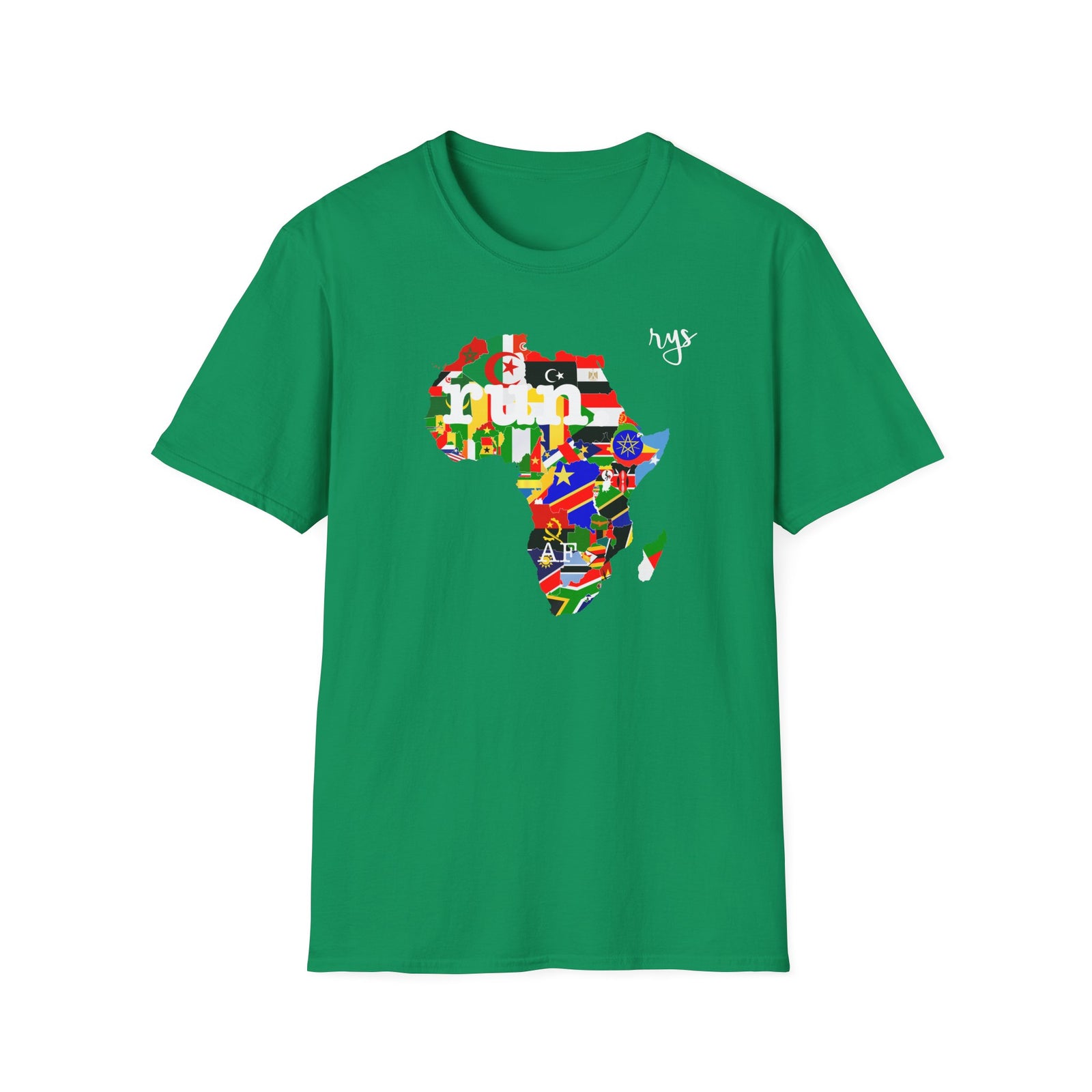 Run Africa Men's / Unisex T-Shirt (Flag)