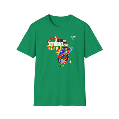 Run Africa Men's / Unisex T-Shirt (Flag)