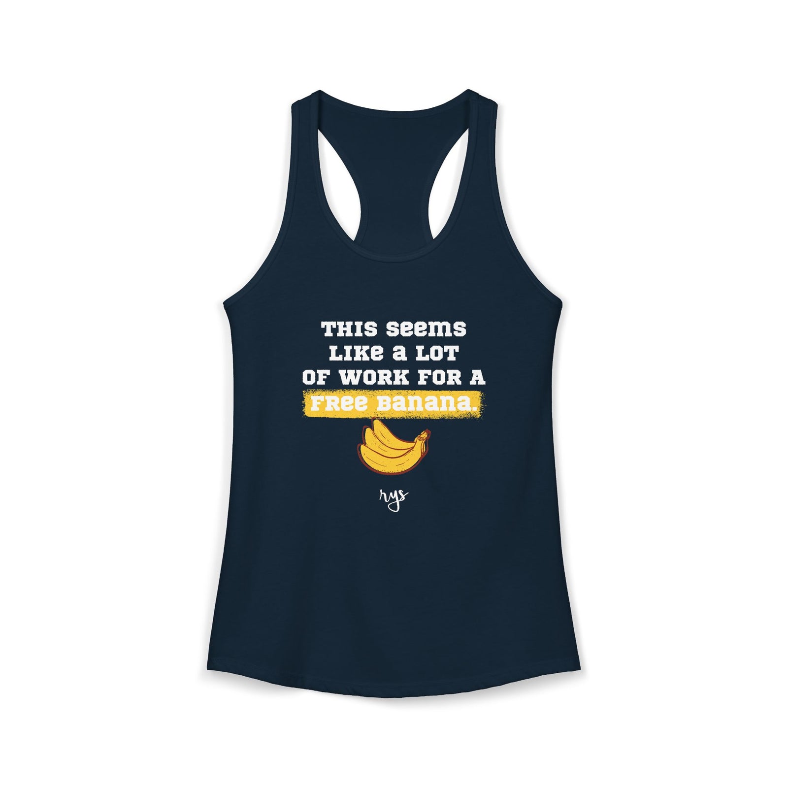 Free Banana Women's Racerback Tank