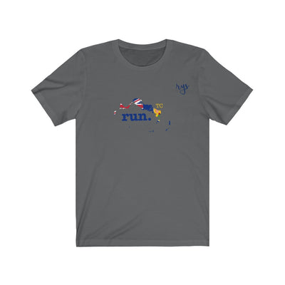 Run Turks Caicos Men's / Unisex T-Shirt (Flag)