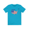 Run United States Men's / Unisex T-Shirt (Flag)