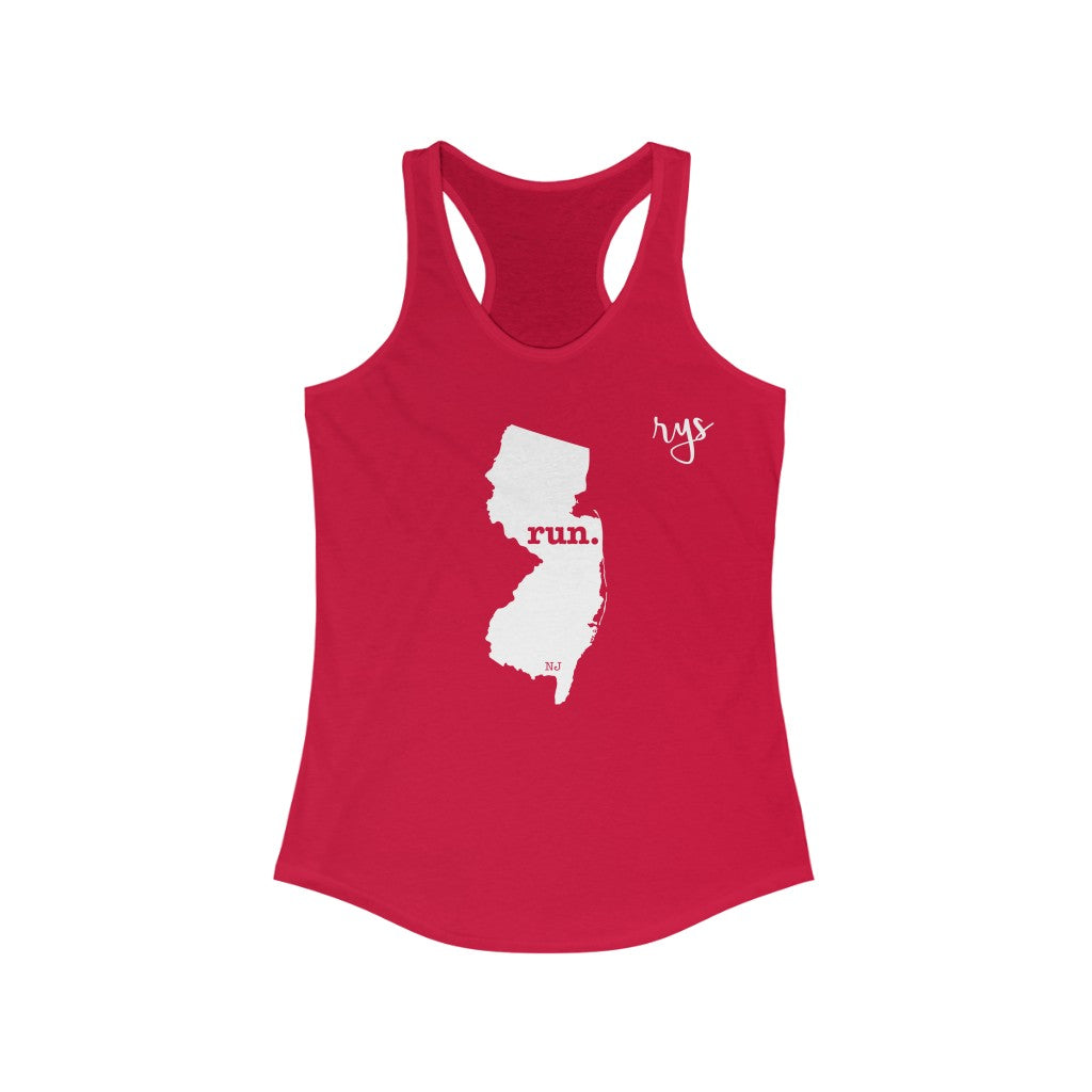 Run New Jersey Women's Racerback Tank (Solid)