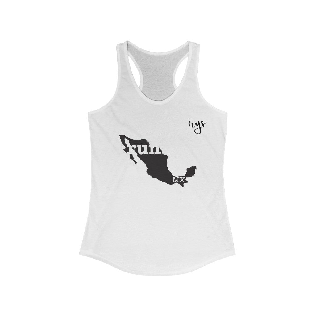 Run Mexico Women's Racerback Tank (Solid)
