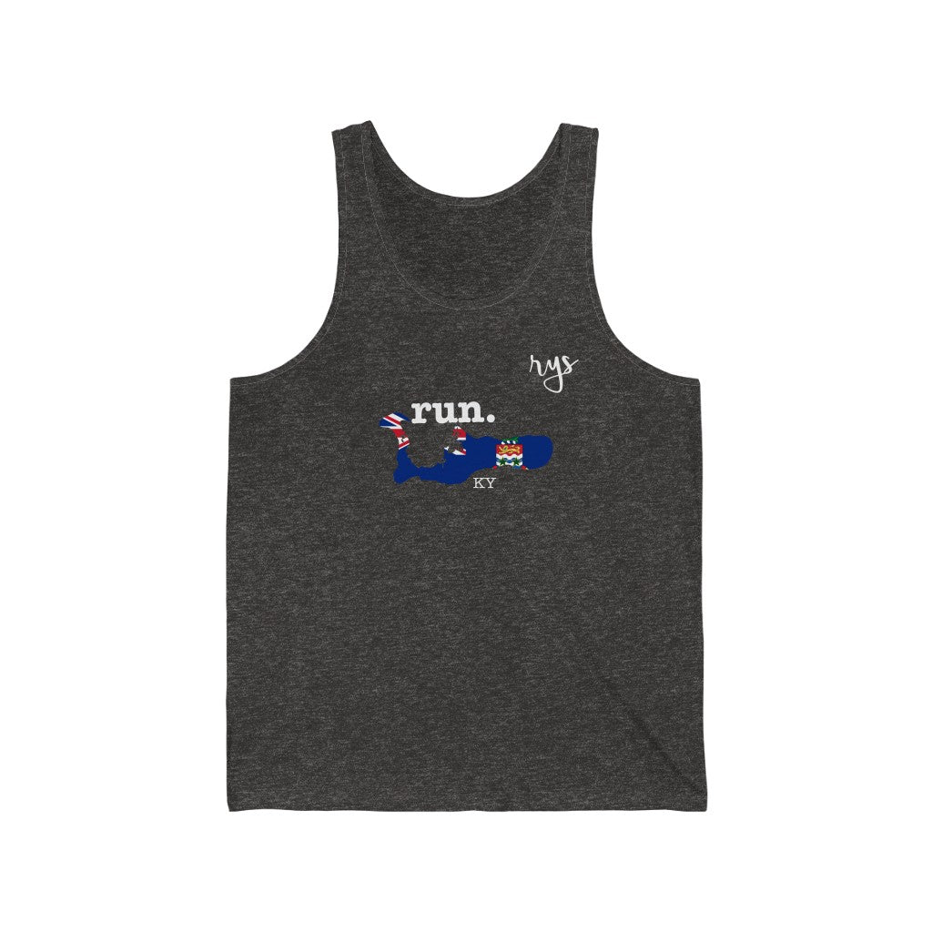 Run Cayman Islands Men's / Unisex Tank Top (Flag)
