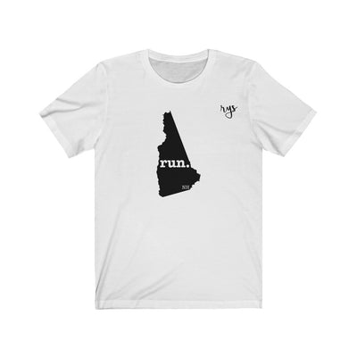 Run New Hampshire Men's / Unisex T-Shirt (Solid)