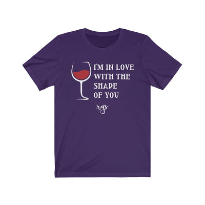 Shape Of You Wine Men's / Unisex T-Shirt