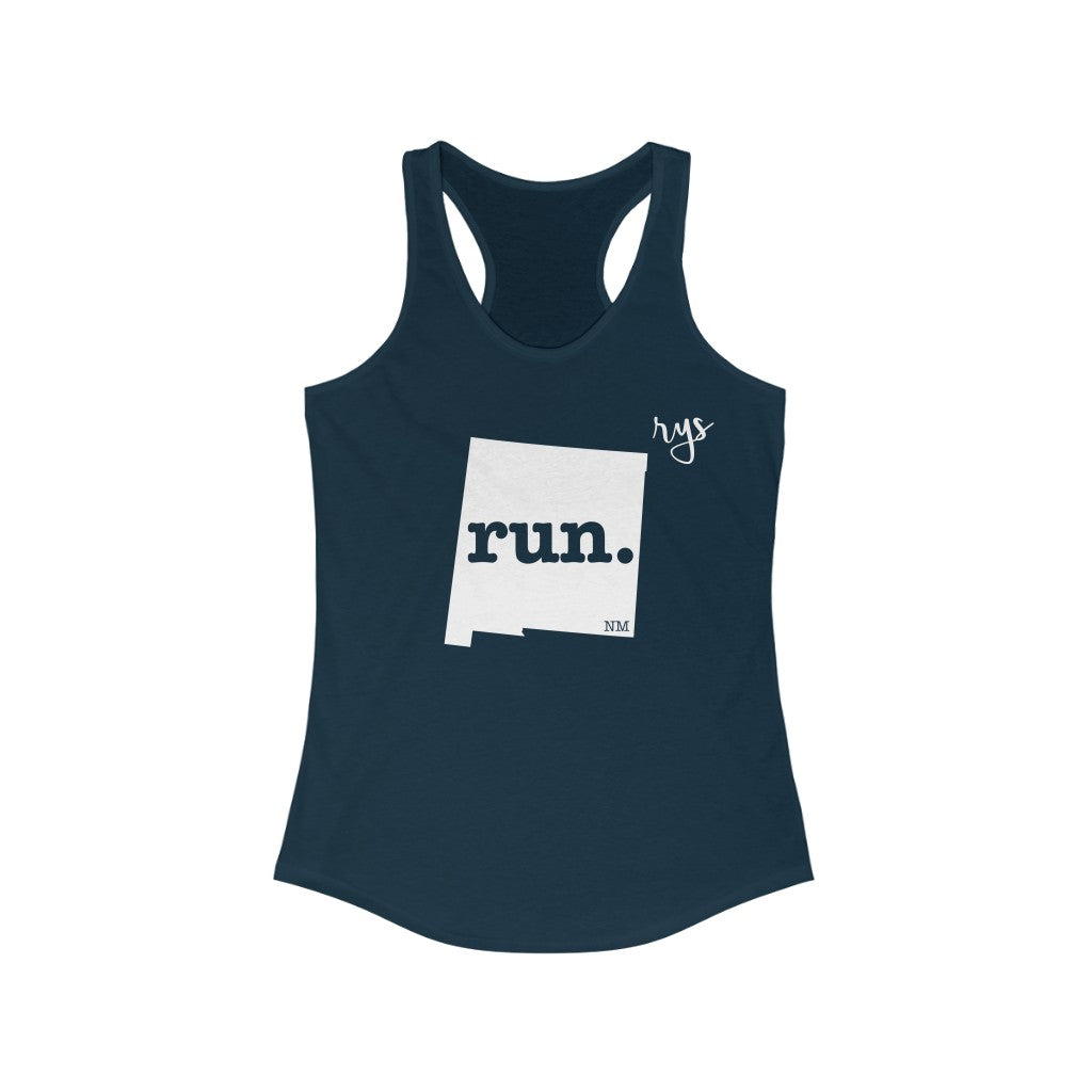 Run New Mexico Women's Racerback Tank (Solid)