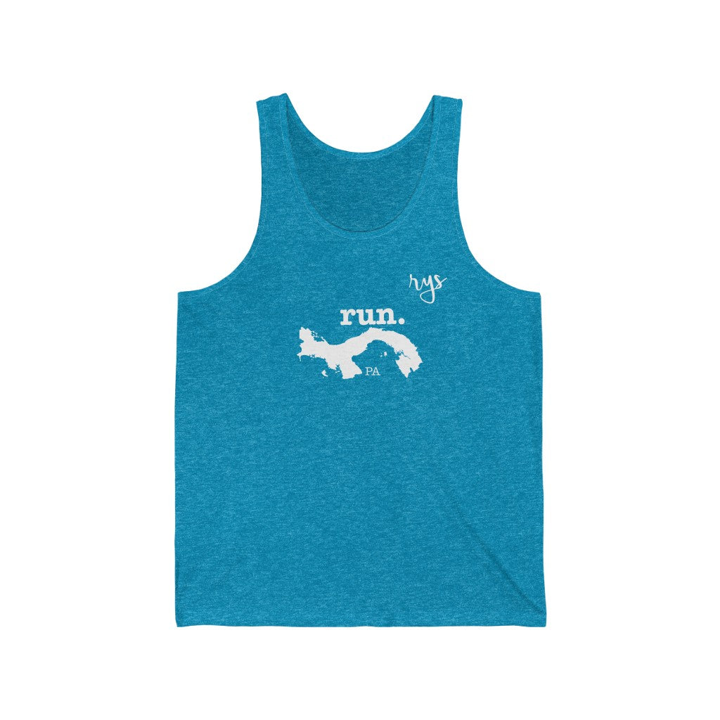Run Panama Men's / Unisex Tank Top (Solid)