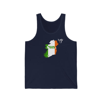 Run Ireland Men's / Unisex Tank Top (Flag)