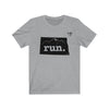 Run North Dakota Men's / Unisex T-Shirt (Solid)