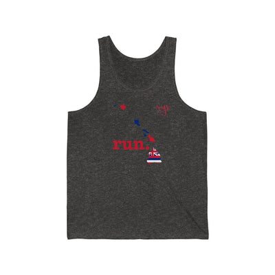 Run Hawaii Men's / Unisex Tank Top (Flag)