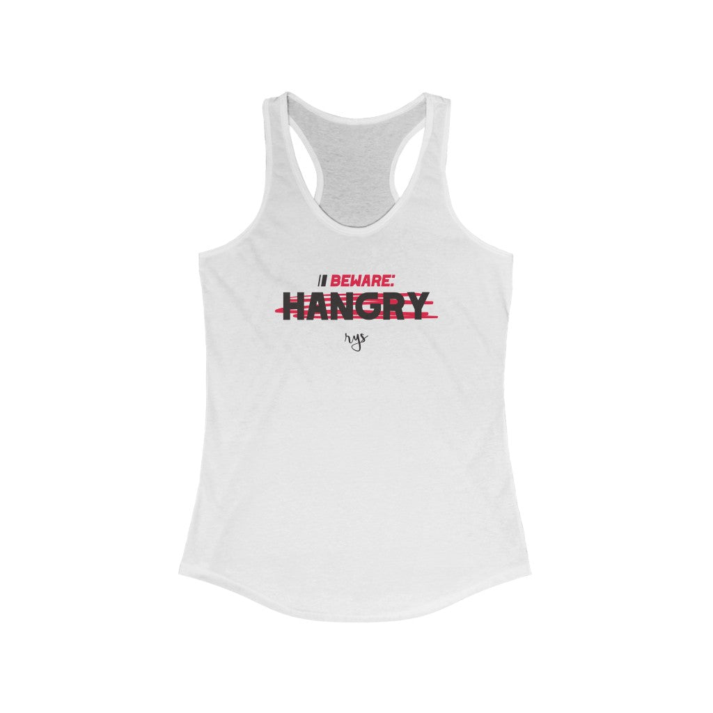 Beware-Hangry Women's Racerback Tank