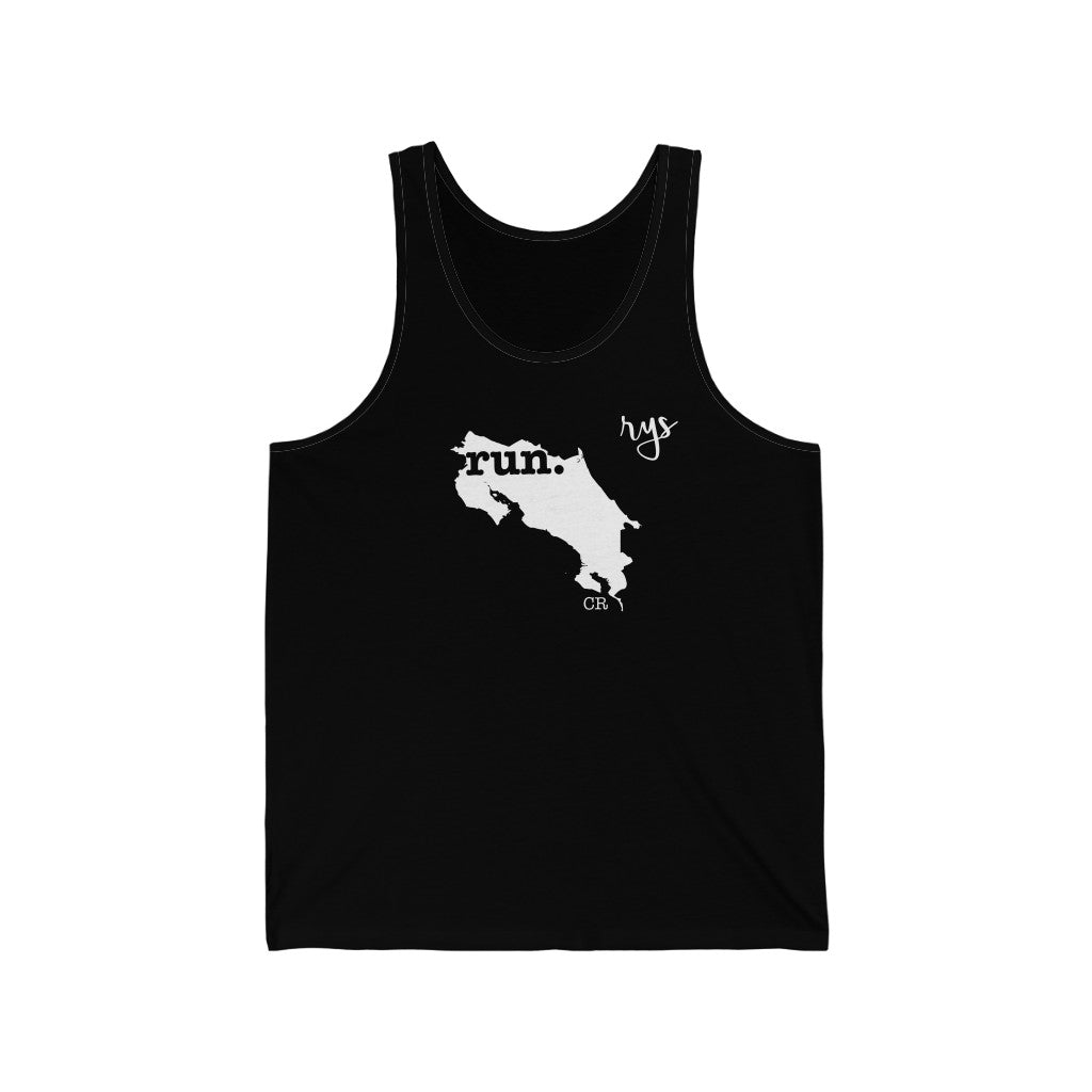 Run Costa Rica Men's / Unisex Tank Top (Solid)