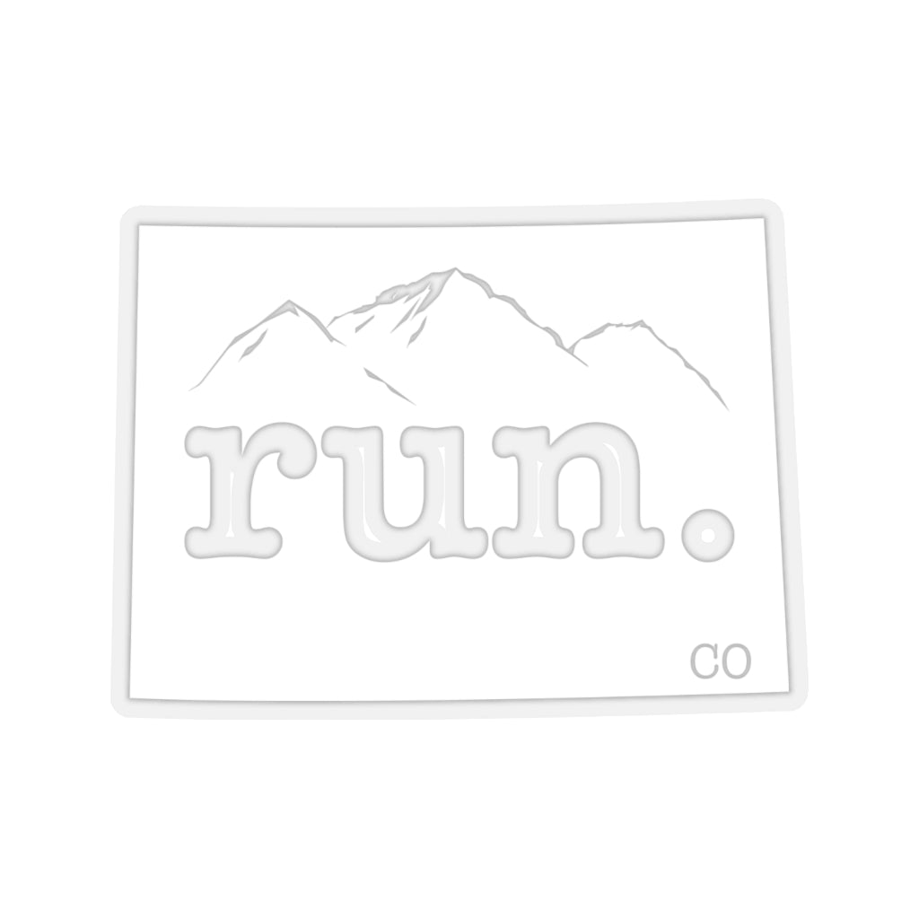 Run Colorado Stickers (Solid)