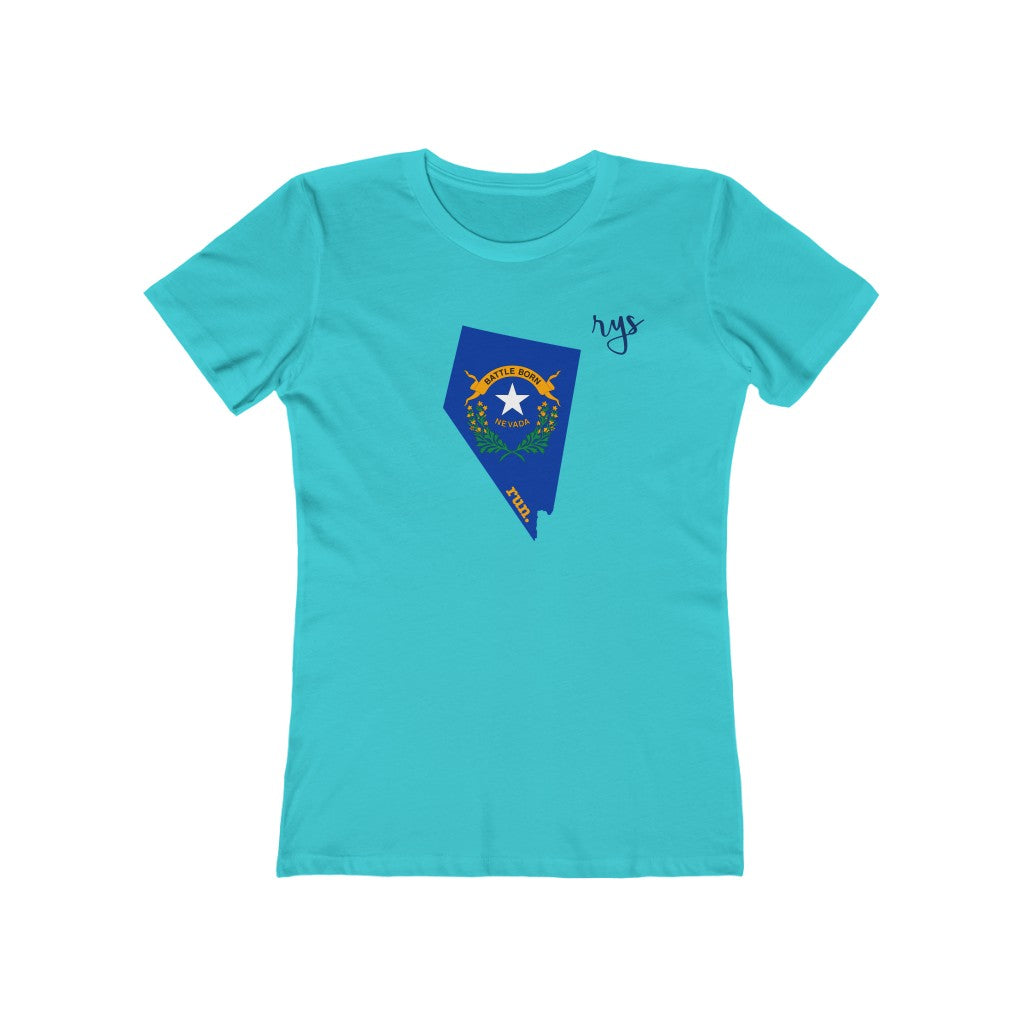 Run Nevada Women’s T-Shirt (Flag)