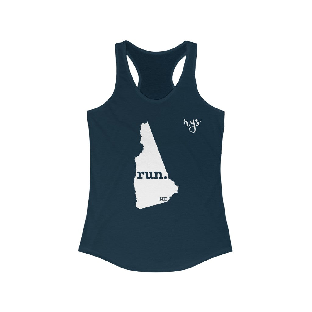 Run New Hampshire Women's Racerback Tank (Solid)