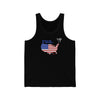 Run United States Men's / Unisex Tank Top (Flag)