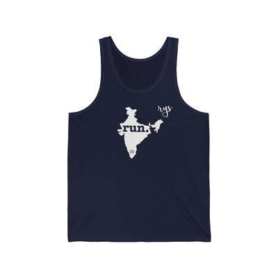 Run India Men's / Unisex Tank Top (Solid)